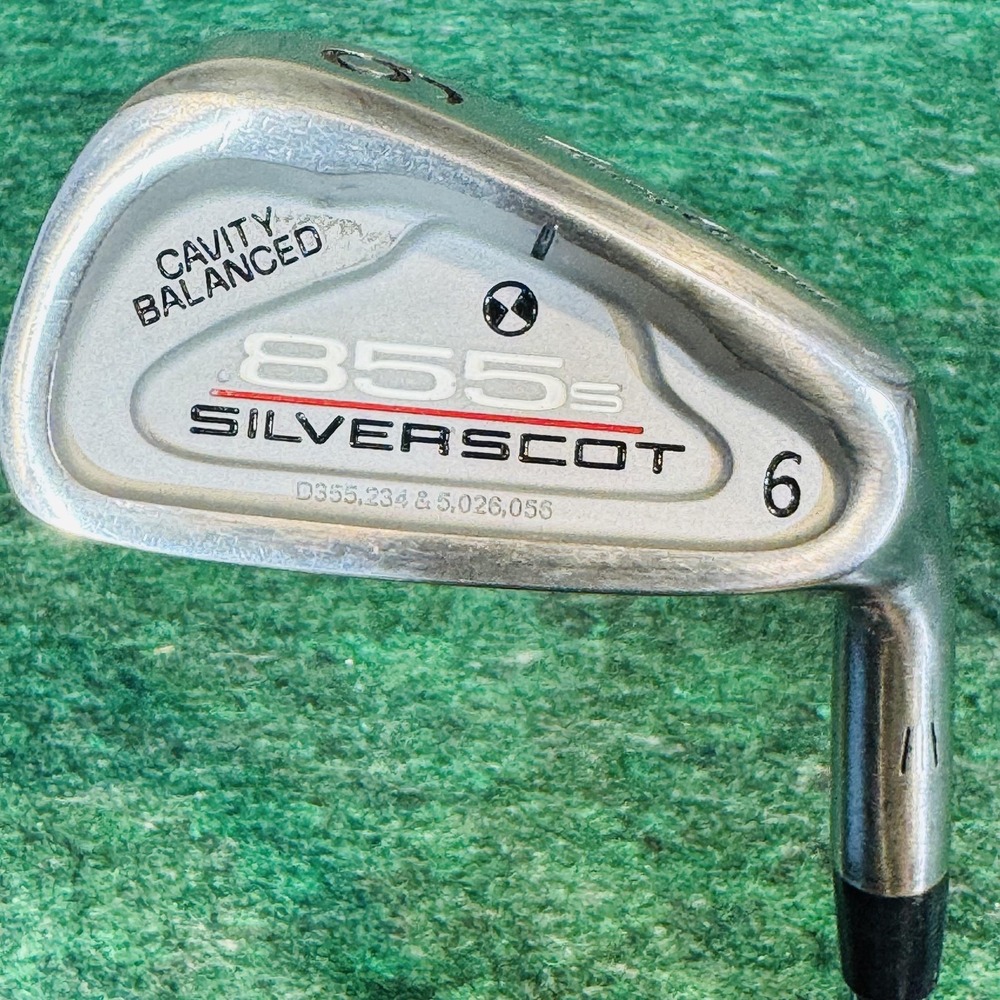 Tommy Armour 855S SilverScot 6 Iron Mens RH Steel Shaft Silver Single Club